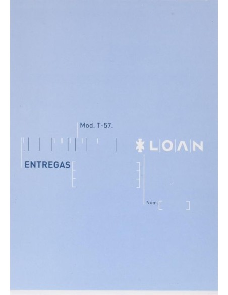 PAQ 10 TALONARIOS DE ENTREGA T57 4º NATURAL SIN COPIA